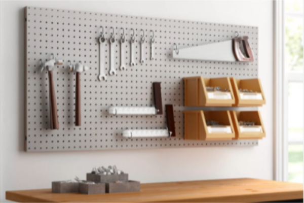 ¿Qué son los accesorios de gabinete de herramientas de pared posterior de red de metal?