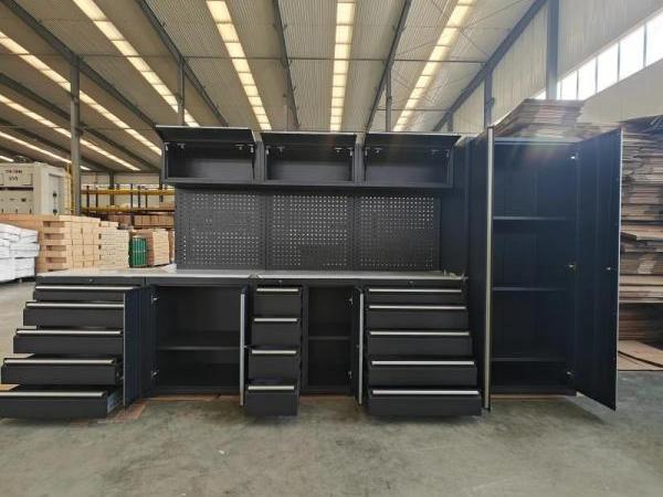 Combinación de gabinete de garaje galvanizado