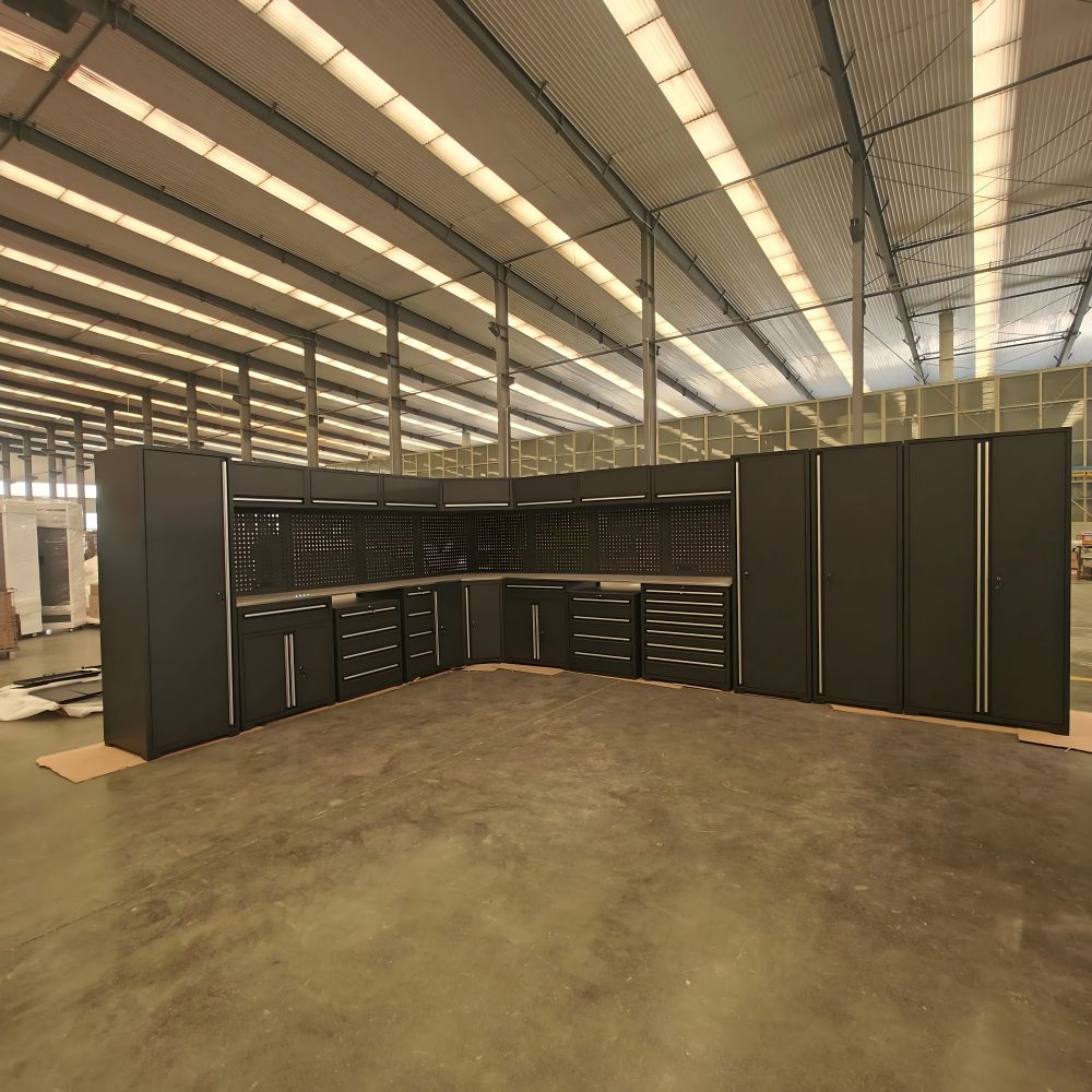 Gabinete de herramientas de combinación de metal grande