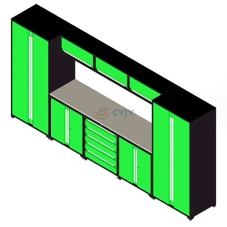 Gabinete de herramientas de doble puerta de metal